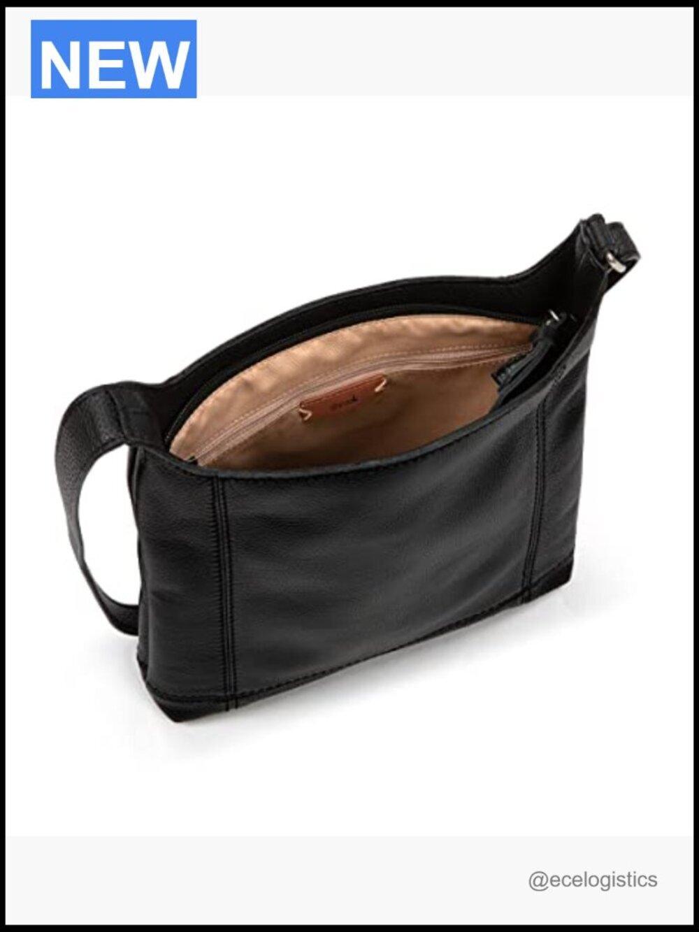 Premium Leather Crossbody Bag with Adjustable Strap - Picture 5 of 7